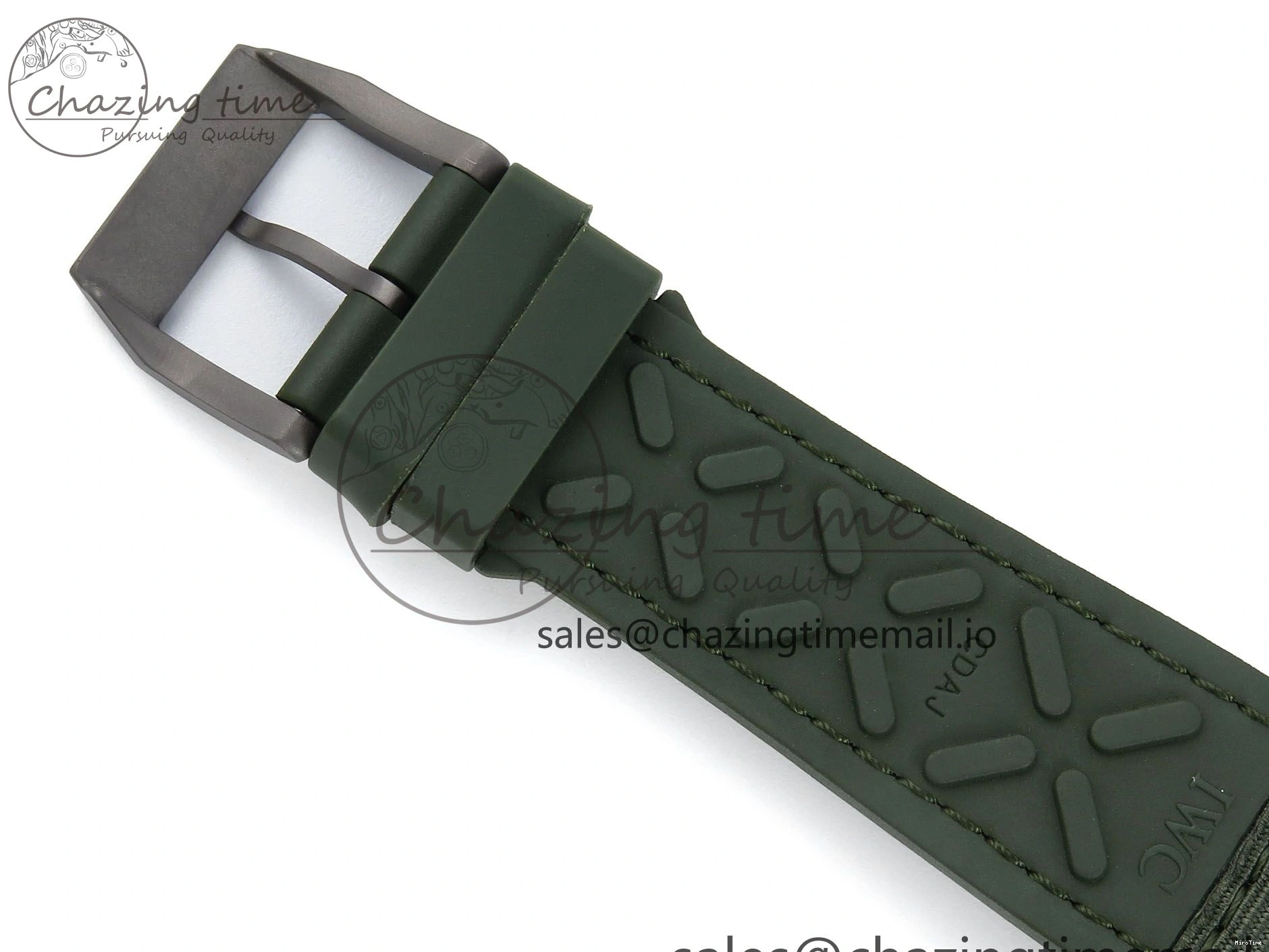 MIROTIME 0117 Big Pilot IW329802 M+F 1:1 Best Edition Green Dial on Green Nylon Strap MY Unique 7002